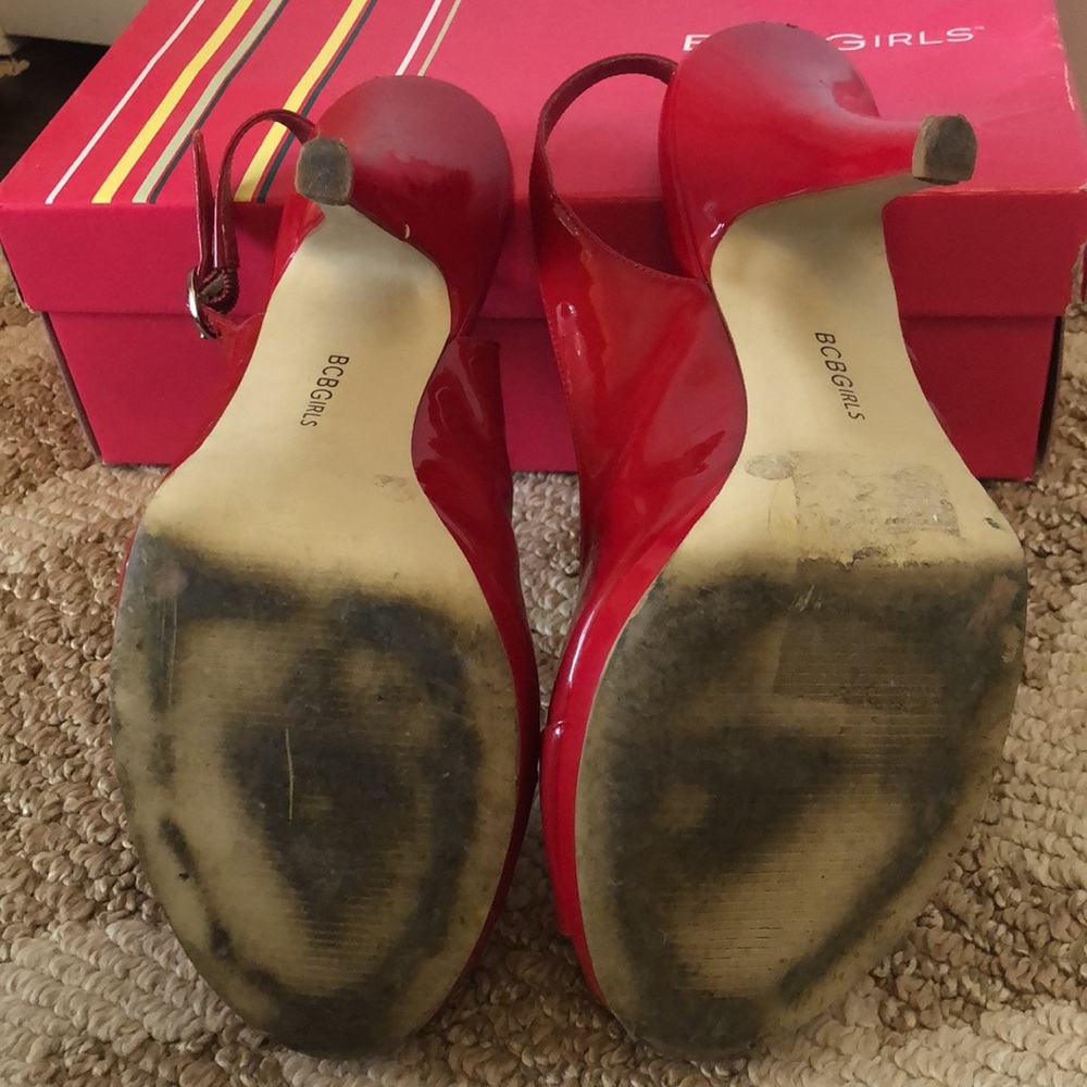 Poppy Red Heels - Picture 5 of 5